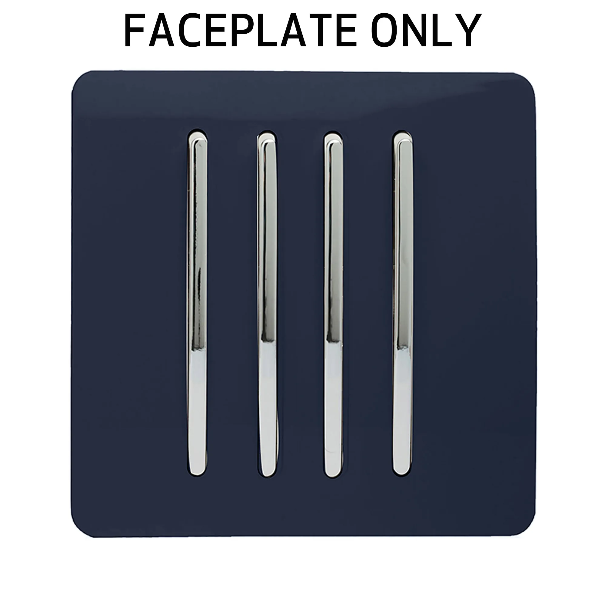 Navy Spare Plate Wiring Accessories Trendi Decorative Screwless